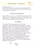 Vorschau - Mal- und Bastelvorlagen - Kalender/ Datum Lapbook - Seite 1