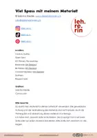 Vorschau - Arbeitsblätter - Freebie “Think Outside the Box - MiniSet” (10 Impulse) | BG/Kunst - Seite 1