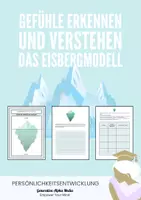 Vorschau - Arbeitsblätter - Gefühle erkennen und verstehen - Das Eisbergmodell - Deckblatt