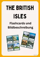 Vorschau - Arbeitsblätter - The British Isles - Flashcards und Bildbeschreibung - Deckblatt