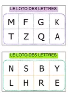 Aperçu - Jeux - Loto des lettres majuscules (maternelle, CP) - Page de couverture