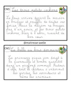 Aperçu - Feuilles d'exercices - Rallye copie CM1 sur les contes - Page 1