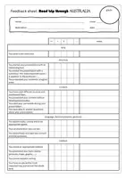 Vorschau - Arbeitsblätter - Short Presention: Roadtrip through Australia (handout, topics, feedback) - Seite 2