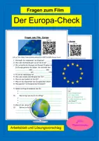 Vorschau - Arbeitsblätter - Fragen zum Film - Europa - Der Europa-Check - Deckblatt