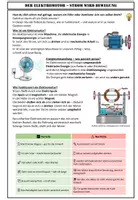 Vorschau - Arbeitsblätter - PHYSIK - Der Elektromotor - Strom wird Bewegung (Kräfte und Maschinen / Mechanik) - Seite 1