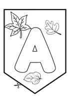 anteprima - Materiale di supporto/inclusione - Scritta AUTUNNO per decorare l'aula! - Pagina 1