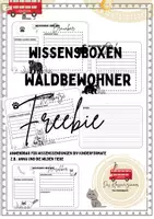 Vorschau - Arbeitsblätter - Wissensbox über Waldbewohner - Deckblatt