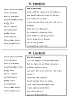 Vorschau - Arbeitsblätter - 31. Leseblatt tz passend zu MEINE FIBEL (Cornelsen) - Seite 2