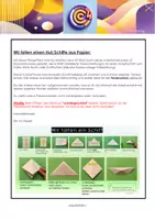 Vorschau - Arbeitsblätter - Anleitung Hut falten + Anleitung Schiff falten - Deckblatt