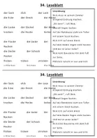 Vorschau - Arbeitsblätter - 34. Leseblatt ck passend zu MEINE FIBEL (Cornelsen) - Seite 1