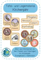 Vorschau - Spiele - Feste im Kirchenjahr - Tafelmaterial - Legekarten - Deckblatt