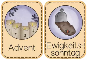 Vorschau - Spiele - Feste im Kirchenjahr - Tafelmaterial - Legekarten - Seite 2
