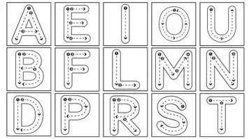 anteprima - Altro tipo di materiale - Lettere: stampatello maiuscolo/minuscolo/labirinto - Pagina 3