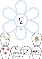 Aperçu - Apprentissages en autonomie - 🌟 Fleurs à compter – Les véhicules - Page 3