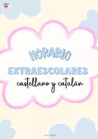 Vista previa - Para docentes: organización, planificación y formación - HORARIO PARA EXTRAESCOLARES - página 1