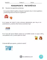 Vista previa - Refuerzo / NEE / Materiales de apoyo - EVALUACIÓN MATEMÁTICAS PRIMER GRADO - página 1