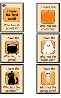 Vorschau - Spiele - Halloween - I have Who has - Deckblatt