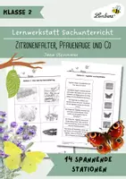 Vorschau - Arbeitsblätter - Das Leben der Schmetterlinge - Lernwerkstatt Klasse 2 - Deckblatt