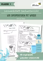 Vorschau - Arbeitsblätter - Wir experimentieren mit Wasser - Klasse 1 - Deckblatt