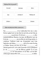 Vorschau - Anderer Materialtyp - Erntedank Lesesverständnis (doppelseitige Kopiervorlage) - Seite 2