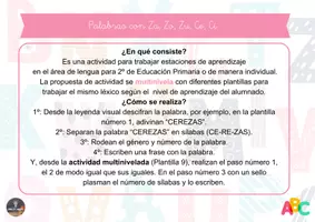 Vista previa - Hojas de trabajo - ZA ZO ZU CE CI - página 1