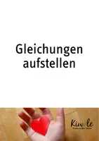 Vorschau - Arbeitsblätter - Gleichungen aufstellen – Wir verwandeln Text in Gleichung! - Deckblatt