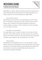 Vorschau - Arbeitsblätter - Chancen digitaler Medien – Lernen, Kreativität und Alltag gestalten - Seite 1