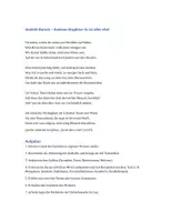 Vorschau - Arbeitsblätter - Gedicht Barock – Andreas Gryphius: Es ist alles eitel - Seite 1