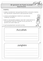 Vorschau - Arbeitsblätter - Bauernhof & Tiere: Projekt Plakate erstellen - Sachunterricht - Kl. 2/3 - Seite 2