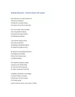 Vorschau - Arbeitsblätter - Gedicht Romantik – Heinrich Heine: Die Loreley - Seite 1