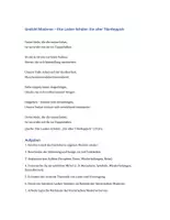Vorschau - Arbeitsblätter - Gedicht Moderne – Else Lasker-Schüler: Ein alter Tibetteppich - Seite 1