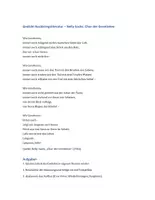 Vorschau - Arbeitsblätter - Gedicht Nachkriegsliteratur – Nelly Sachs: Chor der Geretteten - Seite 1