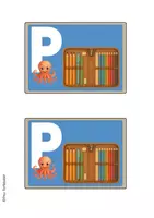 Vorschau - Bildkarten - Mäppchenparkplatz, Mäppchen Parkplatz Krake / Krakenklasse - Seite 1