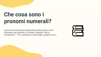anteprima - Presentazioni / Lavagne - Riconoscere i pronomi numerali in frasi semplici - Pagina 2