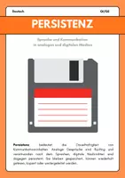 Vorschau - Merkblätter - Dimensionen von Kommunikation – Sprache in analogen und digitalen Medien (Plakat/Infokarten) - Seite 3