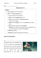 Vorschau - Klassenarbeiten - Klassenarbeit - Sachtexte lesen und verstehen (Unterwasser-Rugby) - Deckblatt