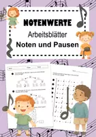 Vorschau - Arbeitsblätter - Notenwerte Musik Arbeitsblatt Musikunterricht - Deckblatt