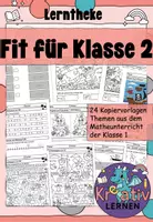 Vorschau - Arbeitsblätter - Lerntheke Mathe 1 Sommer - Fit für Klasse 2 - Deckblatt