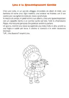 anteprima - Esercizi - Una dolce storia Lina e lo Spaventapasseri Gentile (1) - Pagina 1