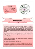Vorschau - Stationenlernen - Stationenlernen: Eigene Lernstrategien entdecken - Deckblatt