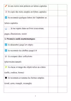 Aperçu - Outils du professeur - Bilan de progrès MS (semestriel) - Page 1