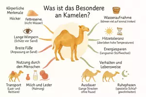 Vorschau - Arbeitsblätter - Arbeitsblätter zum Thema "Was ist das Besondere an Kamelen?" + Lösung & MP3 + Mindmap - Seite 3