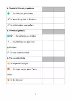 Aperçu - Outils du professeur - Bilan de progrès PS semestriel (synthétique) - Page 2