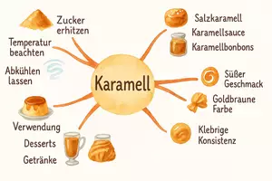 Vorschau - Arbeitsblätter - Arbeitsblätter zum Thema "Karamell" + Lösung & MP3 + Mindmap - Seite 1