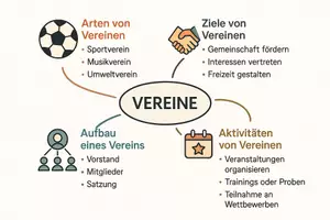 Vorschau - Arbeitsblätter - Arbeitsblatt "Verein" + Onlineübung & MP3 + Mindmap + Infografik - Seite 3