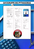 Vorschau - Test - Klassenarbeit: Satzgruppe des Pythagoras inkl. Musterlösung - Deckblatt