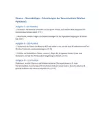 Vorschau - Arbeitsblätter - Klausur: Neurobiologe, Parkinson - Deckblatt