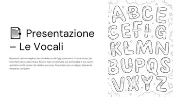 anteprima - Presentazioni / Lavagne - Le Vocali – PPT + PDF con attività per la scuola primaria - Pagina 2