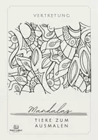 Vorschau - Mal- und Bastelvorlagen - Mandalas - Tiere zum Ausmalen, Vertretungsstunde - Seite 1
