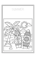 anteprima - Materiale di supporto/inclusione - RICORDI D'ESTATE. LIBRO DA COLORARE - Pagina 1